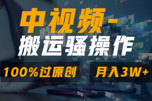 无脑双重去重原创视频，100%中视频+视频号分成计划，一键多平台发布