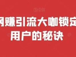 成为网赚引流大咖锁定精准用户的秘诀
