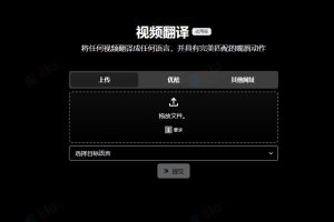 Translation AI-视频翻译工具，完美嘴唇动作