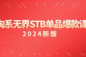 淘系 无界STB单品爆款课（2024）付费带动免费的核心逻辑