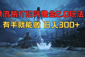 漂流瓶打招呼撸金2.0玩法 有手就能做 日入300+