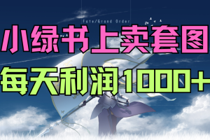小绿书上卖套图 每天利润1000+！