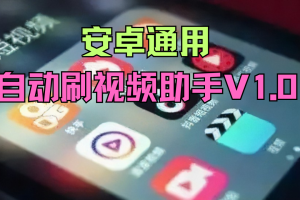安卓通用自动刷视频助手 V1.0