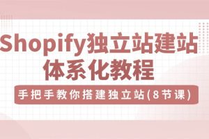 Shopify独立站-建站体系化教程，手把手教你搭建独立站