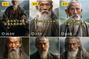 AI制作数字人正能量语录，10个作品涨粉3万